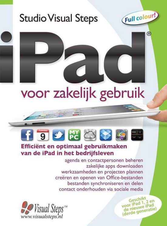 Cover van het boek 'iPad voor zakelijk gebruik' van Studio Visual Steps