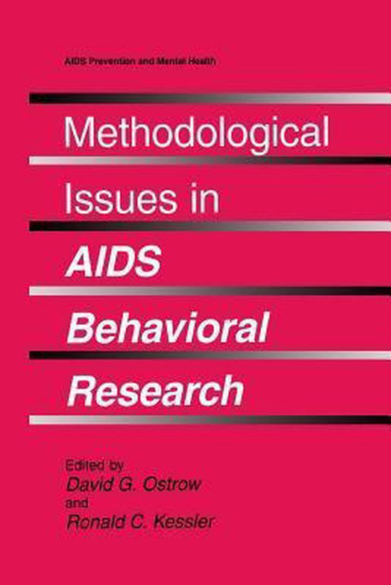 Methodological Issues in AIDS Behavioral Research - cover