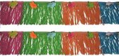 Set van 2x stuks hawaii versiering deco randen voor aan de muur van 720 x 30 cm - Tropische party versiering/feestartikelen