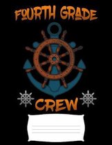 fourth grade crew: pirates back to school kids Funny college ruled notebook paper for Back to school / composition book notebook, Journal