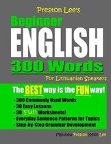 Preston Lee's Beginner English 300 Words For Lithuanian Speakers