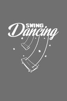 Swing dancing: 6x9 Dancing - grid - squared paper - notebook - notes