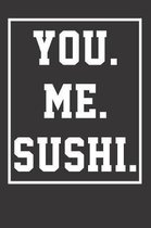 SUSHI Notebook Journal: SUSHI Notebook Journal College Ruled 6 x 9 120 Pages