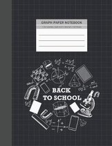 Graph Notebook: Back to School 1 cm Square Graph Paper Quad Ruled Notebook Graph Composition Notebook Graphing Notebook Science & Math