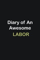 Diary Of An Awesome Labor: Writing careers journals and notebook. A way towards enhancement