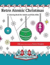 Retro Atomic Christmas Coloring Book