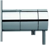 Waterevolution Qisani Flow thermostatische inbouwkraan Rond Chroom
