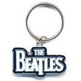 The Beatles - Sleutelhanger: Drop T Logo (White)