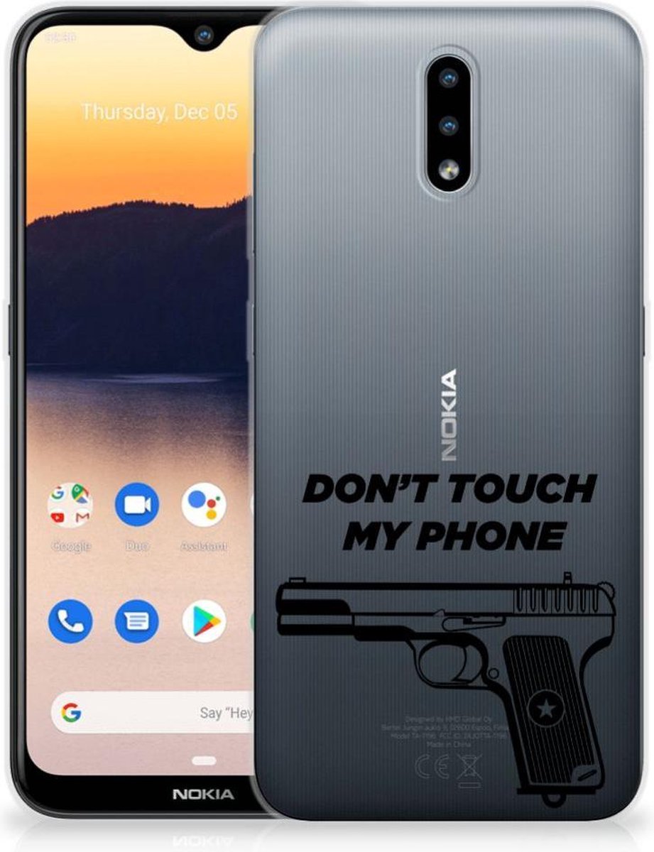 Nokia 2.3 Silicone-hoesje Pistol DTMP