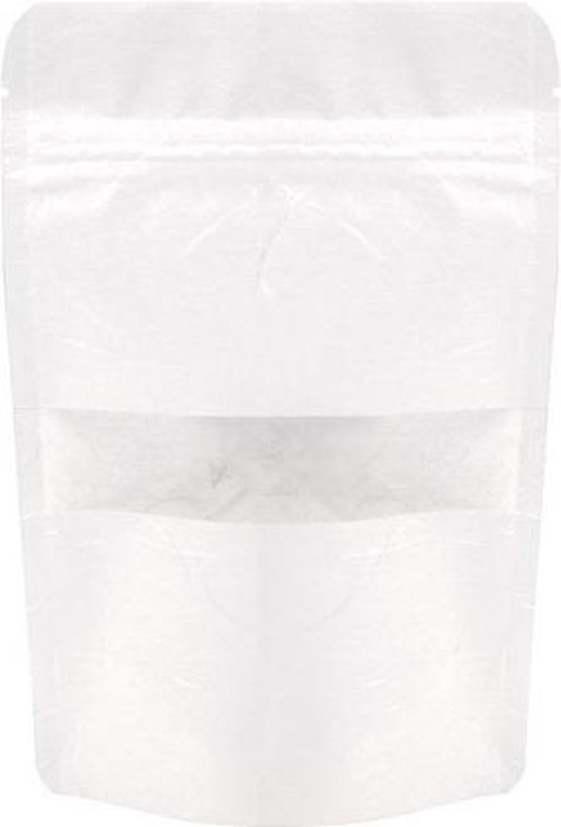 Stazakken Rijstpapier Wit 10,2x6x15,2cm (100 stuks)