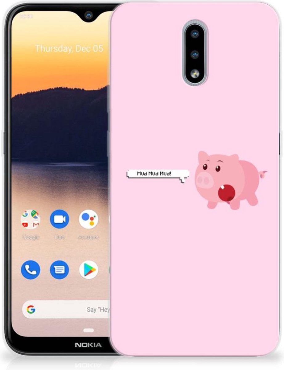 Nokia 2.3 Telefoonhoesje met Naam Pig Mud