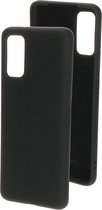Mobiparts Siliconen Cover Case Samsung Galaxy S20 4G/5G Zwart hoesje