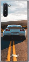 Samsung Galaxy Note 10 Hoesje Transparant TPU Case - Silver Sports Car #ffffff
