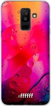 Samsung Galaxy A6 Plus (2018) Hoesje Transparant TPU Case - Colour Bokeh #ffffff