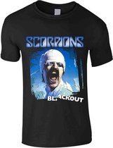 Scorpions Kinder Tshirt -Kids tm 12 jaar- Blackout Zwart