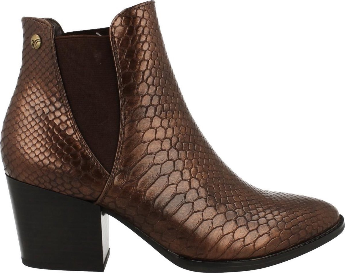 S. Oliver Boot Dames Trend Dierenprint Trend Western Chelsea Brons | 40 S. Oliver Boot Dames Trend Dierenprint Trend Western Chelsea Brons | 40