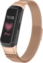 iMoshion Bandje Geschikt voor Samsung Galaxy Fit - iMoshion Milanese Watch bandje - Roze