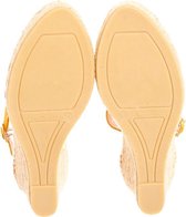 Macarena espadrilles Ana geel suède