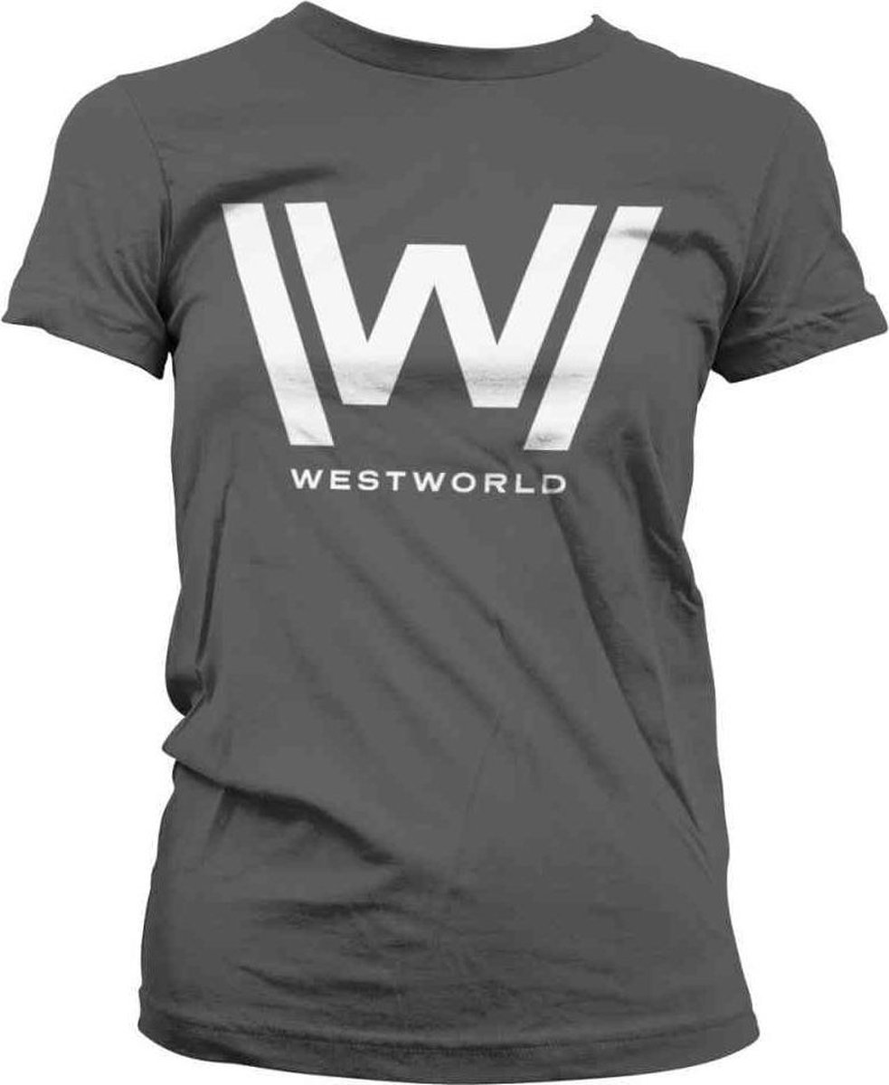 Westworld Dames Tshirt -S- Logo Grijs
