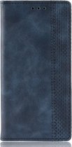 Oppo A52 / A72 Stijlvol Vintage Portemonnee Hoesje Blauw