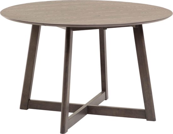 Kave Home - Table extensible Maryse 70 (120) x 75 cm finition en frêne