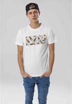 Urban Classics Heren Tshirt -S- Logo Wit