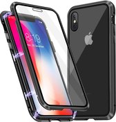 Magnetisch hoesje met glasplaat geschikt voor Apple iPhone X / Xs