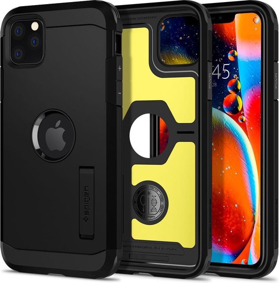 Spigen Tough Armor case bescherming iPhone 11 Pro hoesje zwart