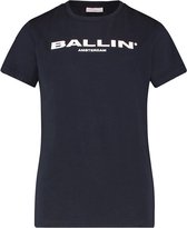 Ballin Amsterdam Kids Original Logo T-shirt Navy