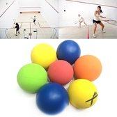American Standard Racquetball Rubber Hollow Ball, Diameter: 5,5 cm, Levering in willekeurige kleur