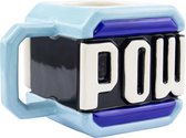 Tasse Paladone Super Mario: Pow Block 13 Cm Céramique Bleu 300 Ml