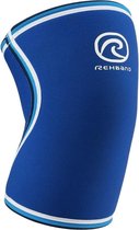 Rehband Kniebeschermers Junior 3 Mm Neopreen Blauw/zwart Maat M