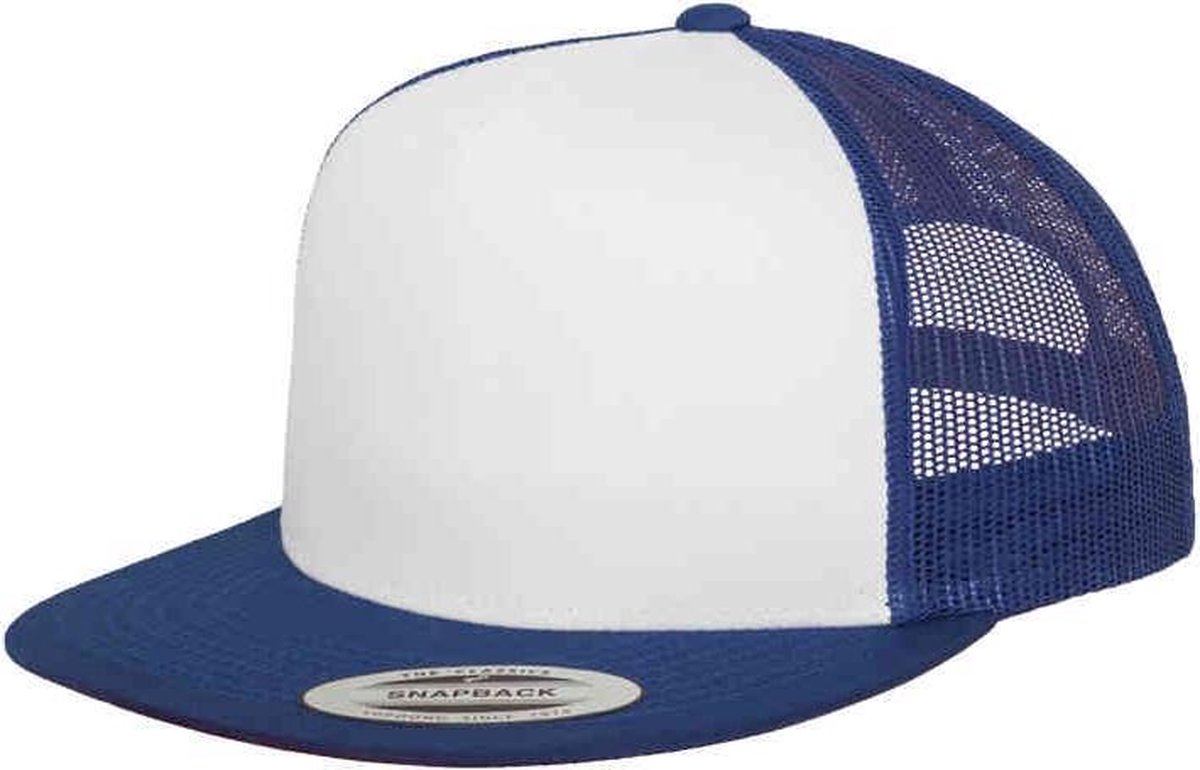 Flexfit - Classic Trucker roy/wht/roy one size Trucker pet - Blauw/Wit