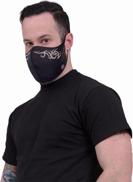 Zan Headgear Masque intégral en néoprène Motif crâne de minuit