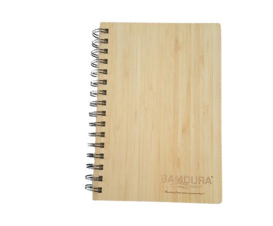 Cahier avec couverture rigide en Bamboe, Format A5