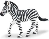 Safari Speeldier Zebraveulen Junior 9 X 7 Cm Zwart/wit