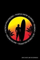 South Pacific Surf Fan Notebook