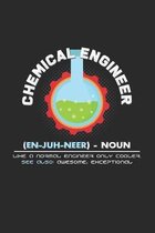 Chemical engineer: 6x9 Chemistry - dotgrid - dot grid paper - notebook - notes