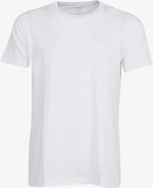 Unsigned heren T-shirt katoen - Wit - Maat M