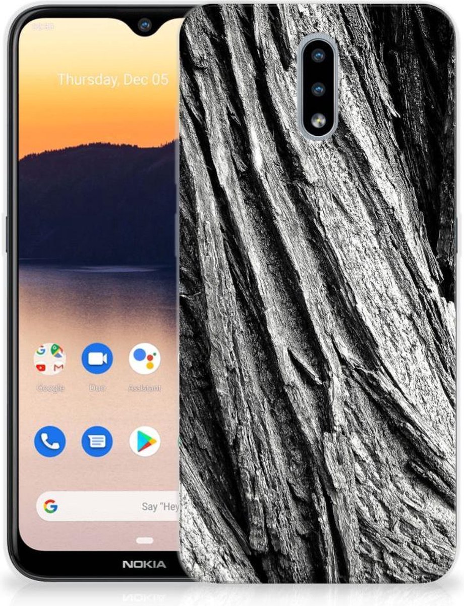 Bumper Hoesje Nokia 2.3 Boomschors Grijs