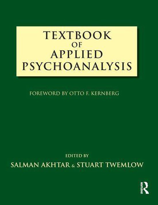 Textbook of Applied Psychoanalysis - cover