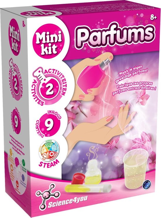 Science4you - Usine de parfums et de savons pour enfants +8 Ans - 12 Expériences scientifiques: Créez vos propres parfums et savons, Atelier pour enfants, Jouet éducatif pour filles et enfants 8-12