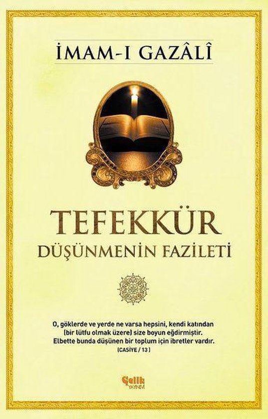 Tefekkür Düşünmenin Fazileti - cover