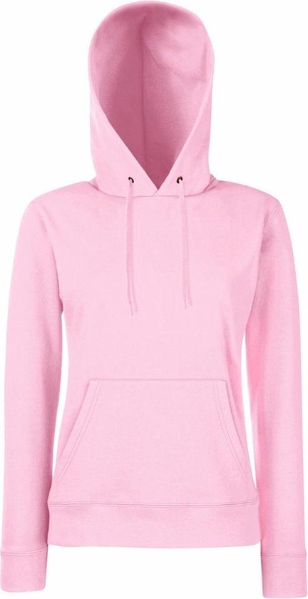 Fruit of the Loom - Lady-Fit Classic Hoodie - Lichtroze - XS