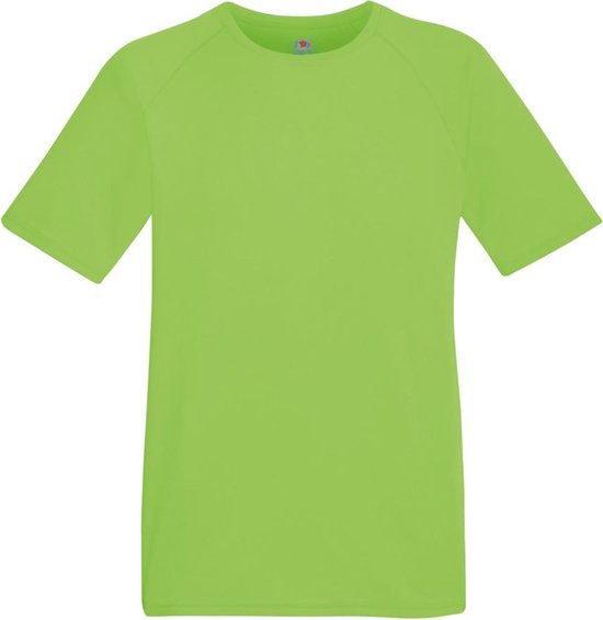 Fruit Of The Loom Heren Prestatie Sportskleding T-shirt (Lime)