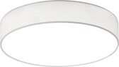 LED Plafondlamp - Plafondverlichting - Trion Lanago - 11W - Warm Wit 3000K - Rond - Mat Wit - Aluminium