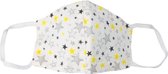 5x Wasbaar mondmaskers Kids Premium Stars