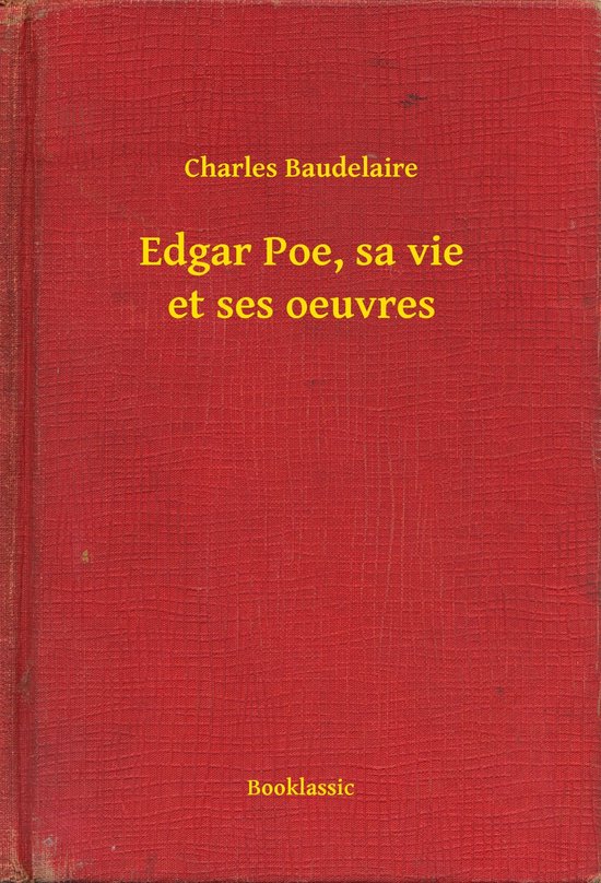 Edgar Poe, sa vie et ses oeuvres - cover