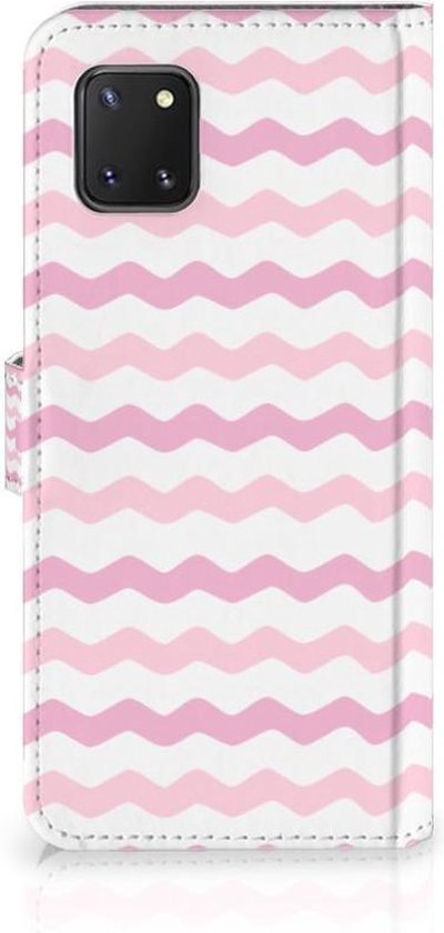 Coque Téléphone Samsung Note 10 Lite Coque de Protection pour Vagues Roses