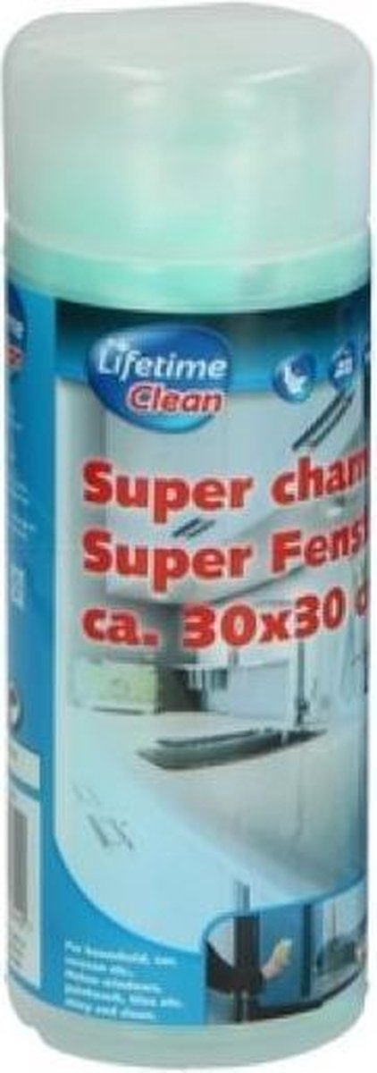 Lifetime Clean Zeemdoek 30 X 30 Cm Pva Groen, geel, roze, blauw.